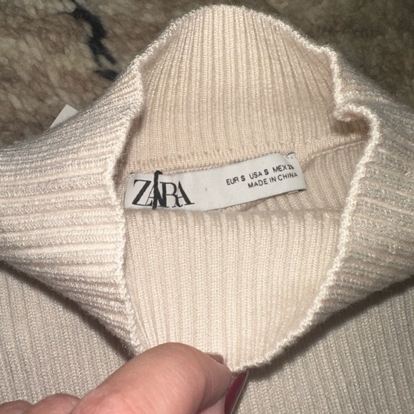 Zara cream knit top - Picture 4 of 4